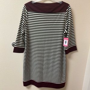 Isaac Mizrahi stripped dress. NWT